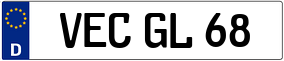 Truck License Plate